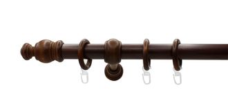 Sunlines Gardinenstange »Holz 28 mini« Ø 28 mm 1 läufig-läufig Fixmass Made in Germany