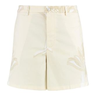 HUGO BOSS Heren, Korte broeken, Beige, Maat: L Katoen