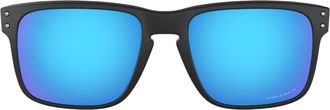 Oakley MenS Mod. 9102 Sun Holbrook 9102F0 55 Rectangular Polarized Sunglasses 55, Matte Black/Prizmsapphirepolarized