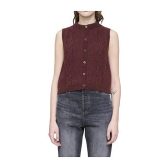 A.P.C. Jersey - female - A.P.C. - Waistcoats - Red - L - Jackets