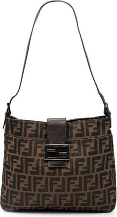 Fendi Pre-owned Fendi Zucca Canvas Shoulder Bag EI29DV6UQ7MMMJAQ
