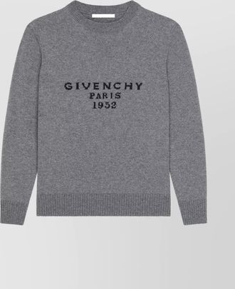 Givenchy cashmere and wool crew neck sweater