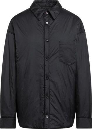 Maison Margiela Gevoerde Overshirt - Dames - Zomerjassen - Zwart - XS - Polyester - Jassen