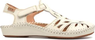 Pikolinos Vallarta Sandal - Dames - Sandalen - Wit - 36 EU - Leer - Schoenen