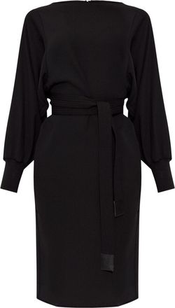 Emporio Armani Jurk met ceintuur - Zwart