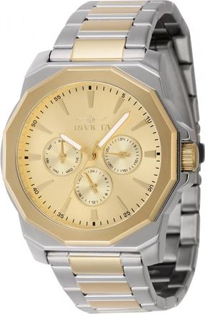 Invicta Speedway Quartz Gold Dial Mens Watch 46846