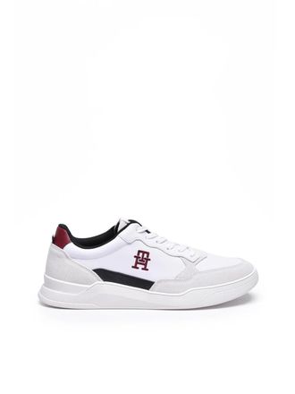 Tommy Hilfiger White Clean Elevated Cupsole Sneakers