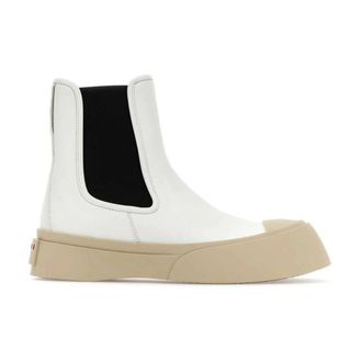 Marni Chelsea Boots, female, White, Size: 10 US Chelsea Boot