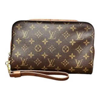 Louis Vuitton Pre-owned Clutches, female, Brown, Size: ONE SIZE Pre-owned Orsay Monogram Clutch Bag