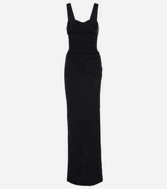 Tom Ford Abito lungo bustier con cut-out