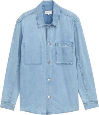 Tom Tailor Denim Shirt - Heren - Overhemden - Blauw - Maat: M Denim