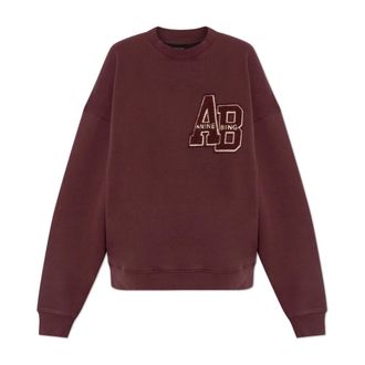 Anine Bing Sweatshirt Miles - female - Anine Bing - Sweatshirts - Red - 2XS - Sweatshirts & Hoodies