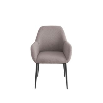 MondoViro Conjunto de sillas de tela gris 60x62 cm 85h