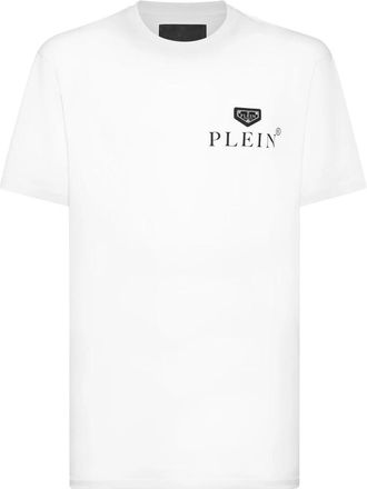 Philipp Plein T-Shirt Ronde Hals - Heren - T-shirts - Wit - S - Katoen - Tops