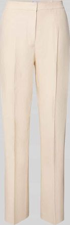 Mango Stoffhose mit B&uuml;gelfalte Modell BORELI in Beige, Gr&ouml;&szlig;e 34