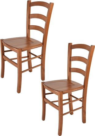 Tommychairs Tommychairs Set 2 Sillas Venice En Haya Color Cerezo