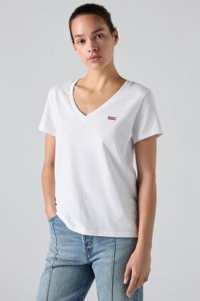 Levi's Camiseta de cuello de pico Perfect - Mujer - XL - Neutral / White +