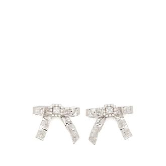 Shushu/Tong X YVMIN Foil Ribbon Embellished Earrings