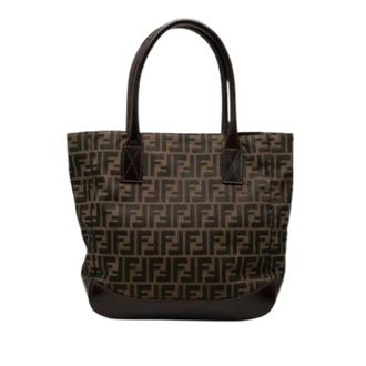 Fendi Pre-owned Tote Bags, female, Brown, Size: ONE SIZE Pre-owned Vintage Tote Bag