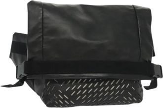 Bottega Veneta Pre-owned Heuptas - Dames - Vintage Rugzakken - Zwart - ONE Size - Leer - Vintage