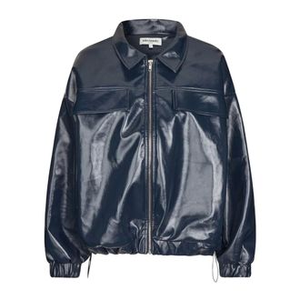 Lollys Laundry Bomberjack - Dames - Jassen - Blauw - Maat: L
