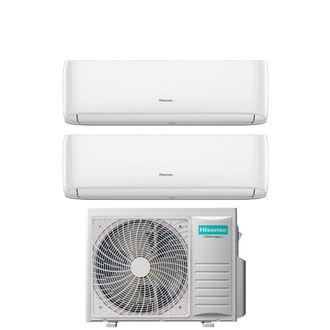 Hisense Dual Split Inverter Aire Acondicionado Hi-comfort Serie 12+12 Con 3amw72u4rfa R-32 Wi-fi Integrado 12000+12000 - Nuevo