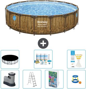 Bestway Piscina Bestway Power Steel Redonda - 549x122 Cm - 8-piezas S548