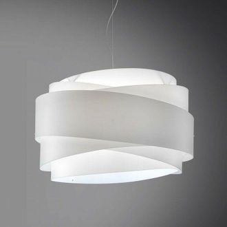 Linea Zero Bea L&aacute;mpara De Suspensi&oacute;n Una Luz Blanco Di&aacute;metro 60x H38 Cm