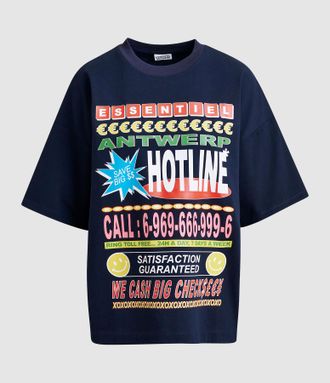 Essentiel Tee Shirts Joggan Noir Multicolore