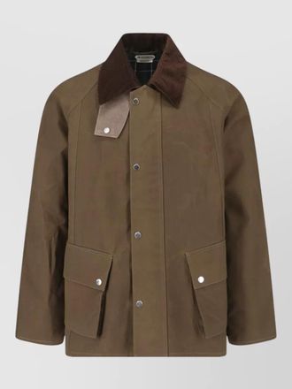 J.W.Anderson jacket corduroy collar front pockets adjustable cuffs