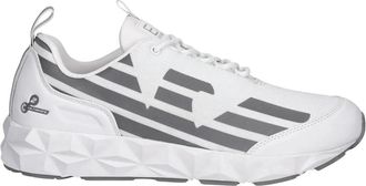 Emporio Armani X8X217 Sneakers - Heren - Sneakers - Wit - 35 1/3 EU - Polyester - Schoenen