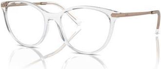 A|X Armani Exchange 53mm Cat Eye optical glasses in Transparent at Nordstrom