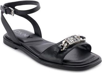 DKNY Bacliff Ankle Strap Sandal in Black at Nordstrom, Size 6.5