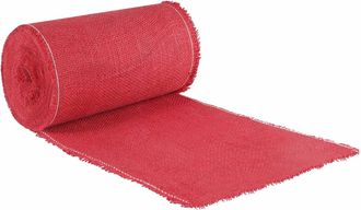 vidaXL Rollo De Yute 25 X 10000 Cm Rojo Vidaxl