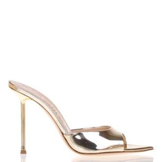 Ninalilou Heeled Mules, female, Yellow, Size: 7 US Mule