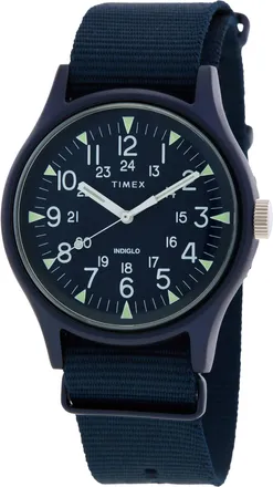 Timex MK1 Quartz Blue Dial Mens Watch TW2R37300