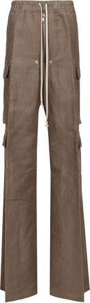 Rick Owens Cargobelas Broek - Heren - Wijde Broeken - Beige - 2XL - Katoen - Broeken