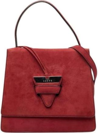 Loewe Pre-owned Handbags, female, Red, Size: ONE SIZE Pre-owned Shoulder Bag