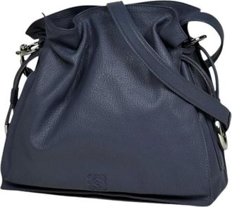 Loewe Pre-owned Shoulder Bags, female, Blue, Size: ONE SIZE Pre-owned Shoulder Bag