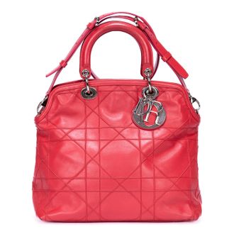 Dior Pre-owned Womens Granville Handbag - Pink - One Size