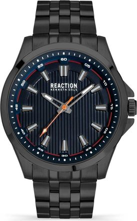 Kenneth Cole Reaction Classic Bracelet Strap Watch, 46mm in Dark Gray at Nordstrom Rack