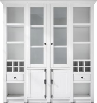 HOME AFFAIRE Vitrine »California« 4 Stk. tlg. Breite ca. 194 cm