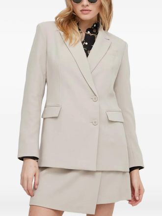 DKNY buttoned pocket blazer - Neutrals