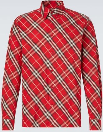Burberry Camicia in cotone a quadri