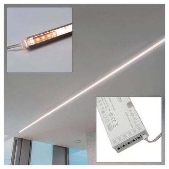 Trade Shop Trade Shop Traesio - Trade Shop - Kit Barra Led 12w Profile Alimentador 24w 12v Luz 4000k