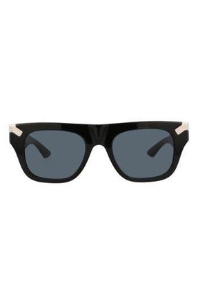McQ by Alexander McQueen Sunglasses in Black Black Blue at Nordstrom Rack