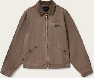 AllSaints Cotton Korey Relaxed Fit Canvas Jacket, Size: XXL