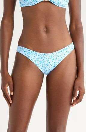 Kulani Kinis Minimalist Bikini Bottoms in Dream Flower at Nordstrom, Size X-Small