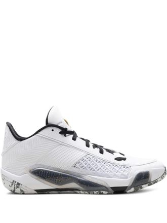 Nike Jordan Sneakers 38 Low White/ Metallic Gold/ Black - Bianco