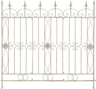 Clp Clp - Reja De Jard&iacute;n Mangold En Metal Crema Antiguo
